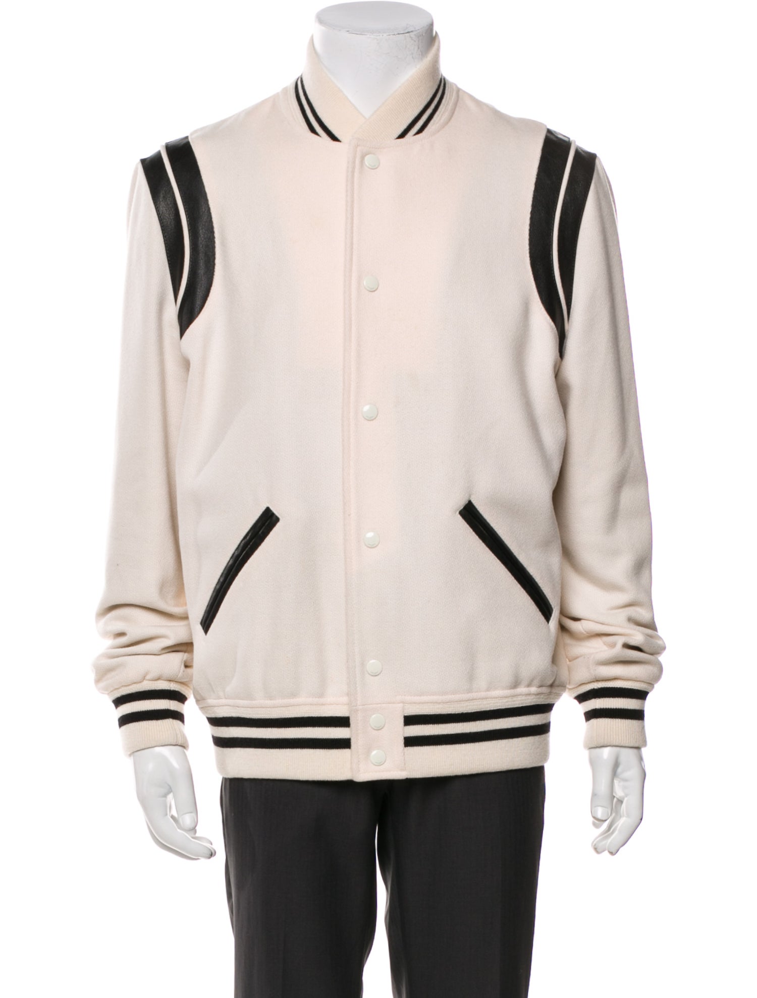 Saint Laurent 2021 Wool Varsity Jacket