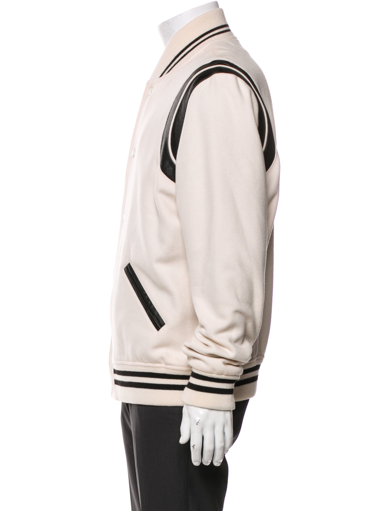 Saint Laurent 2021 Wool Varsity Jacket