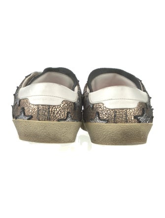 Saint Laurent Leather Printed Sneakers