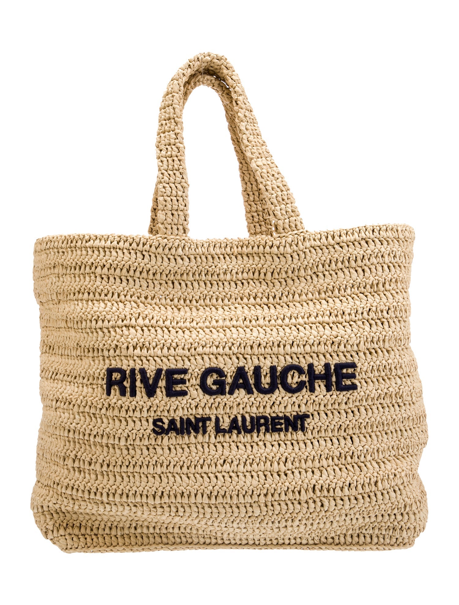Saint Laurent Raffia Rive Gauche