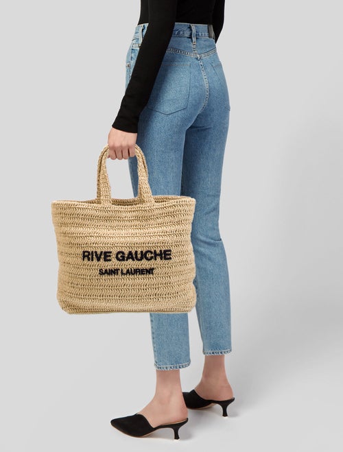 Saint Laurent Raffia Rive Gauche