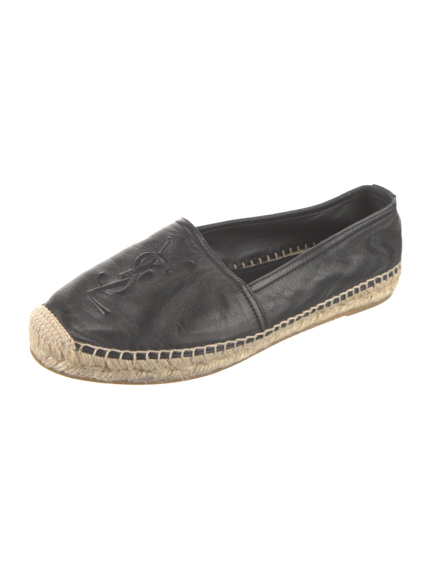 Saint Laurent Leather Espadrilles