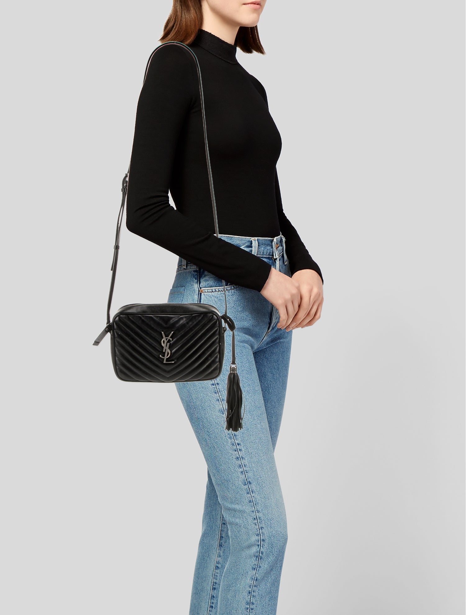 Saint Laurent Leather Lou Camera