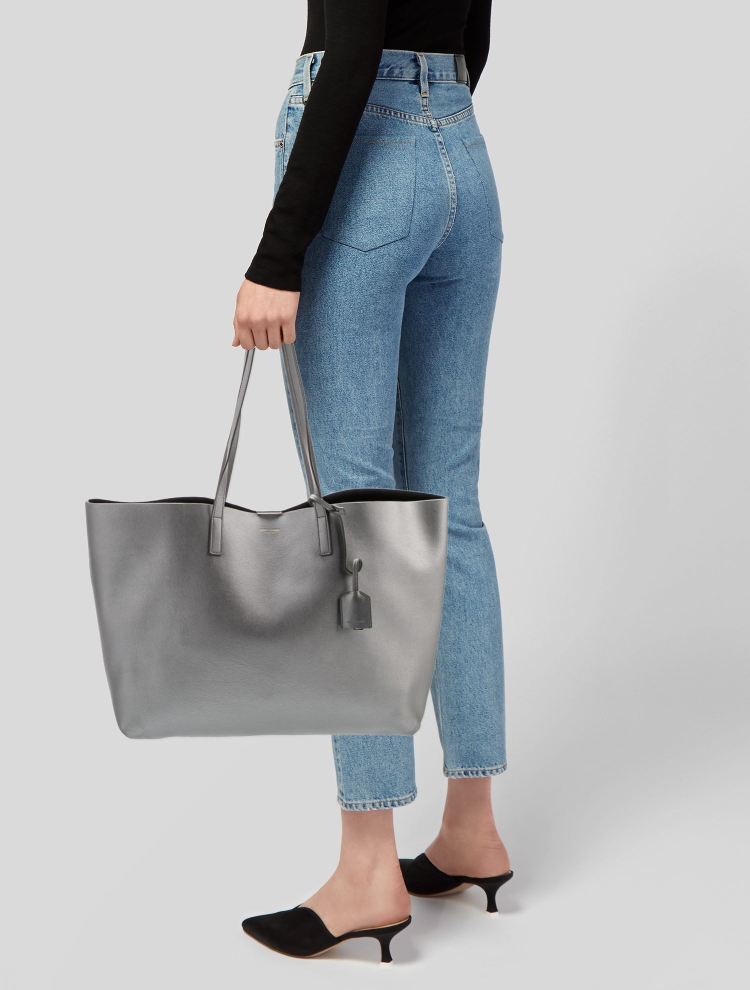 Saint Laurent Leather Tote