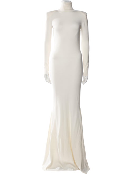 Saint Laurent Wool Long Dress