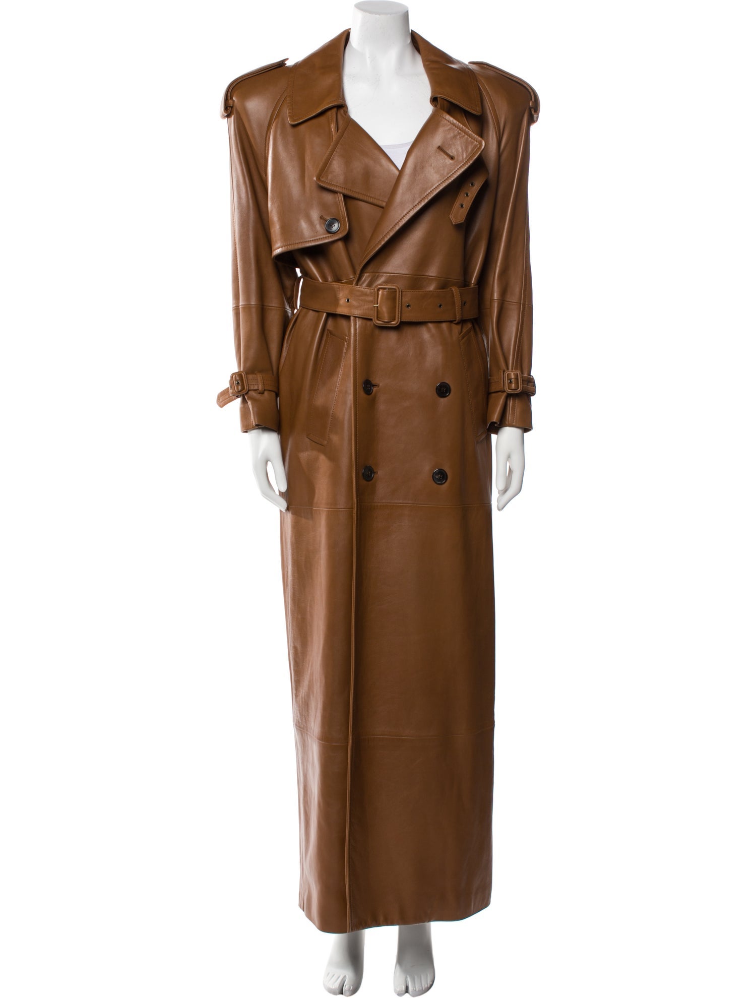 Saint Laurent 2022 Lambskin Trench Coat w/ Tags