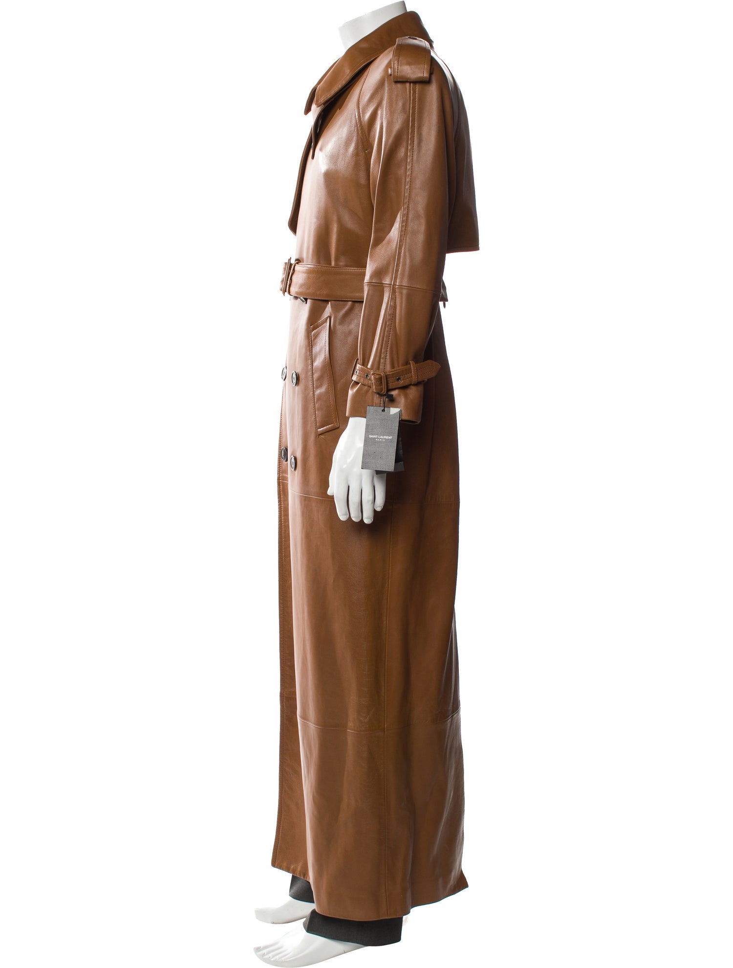 Saint Laurent 2022 Lambskin Trench Coat w/ Tags