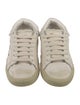 Saint Laurent Canvas Embroidered Accent Sneakers