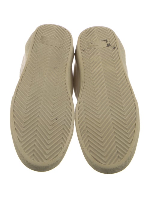 Saint Laurent Canvas Embroidered Accent Sneakers