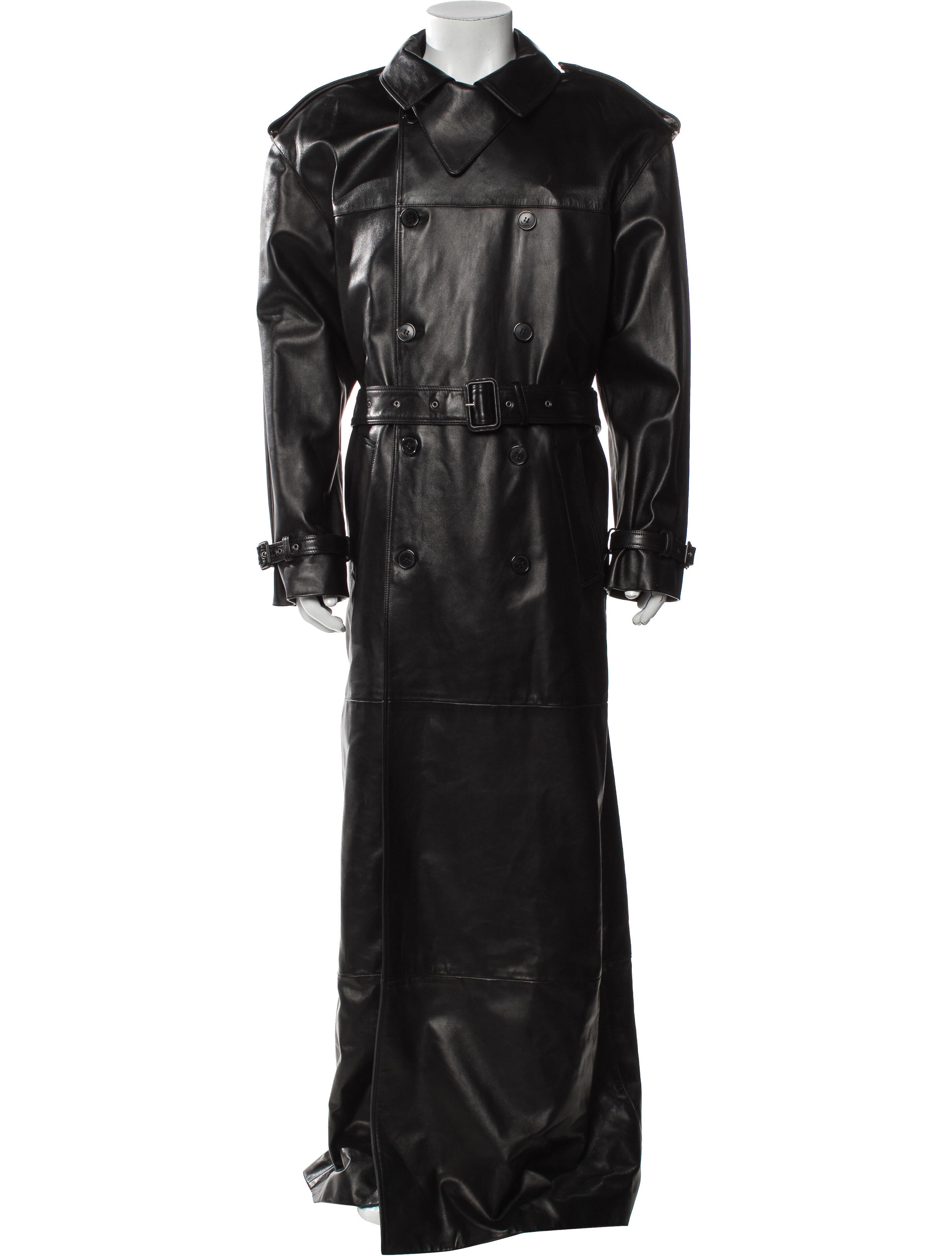 Saint Laurent 2023 Lambskin Trench Coat