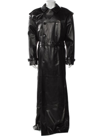 Saint Laurent 2023 Lambskin Trench Coat