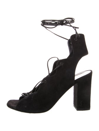 Saint Laurent Suede Sandals