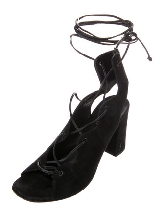 Saint Laurent Suede Sandals