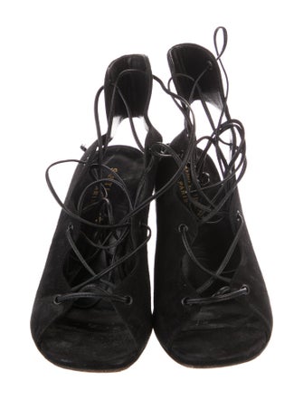 Saint Laurent Suede Sandals