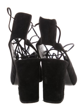 Saint Laurent Suede Sandals