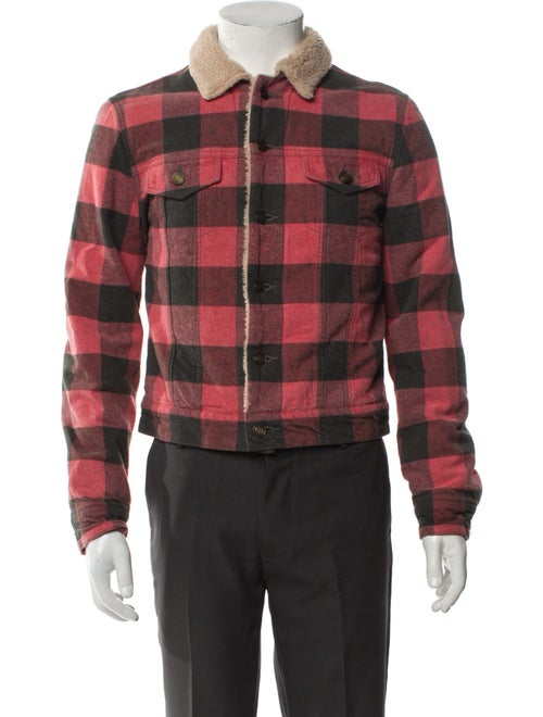Saint Laurent 2020 Plaid Print Utility Jacket