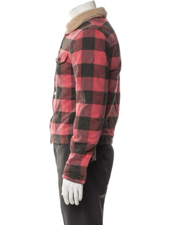 Saint Laurent 2020 Plaid Print Utility Jacket