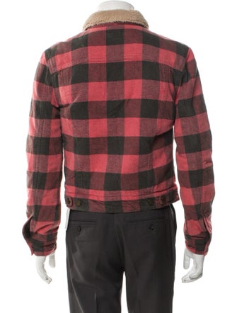 Saint Laurent 2020 Plaid Print Utility Jacket