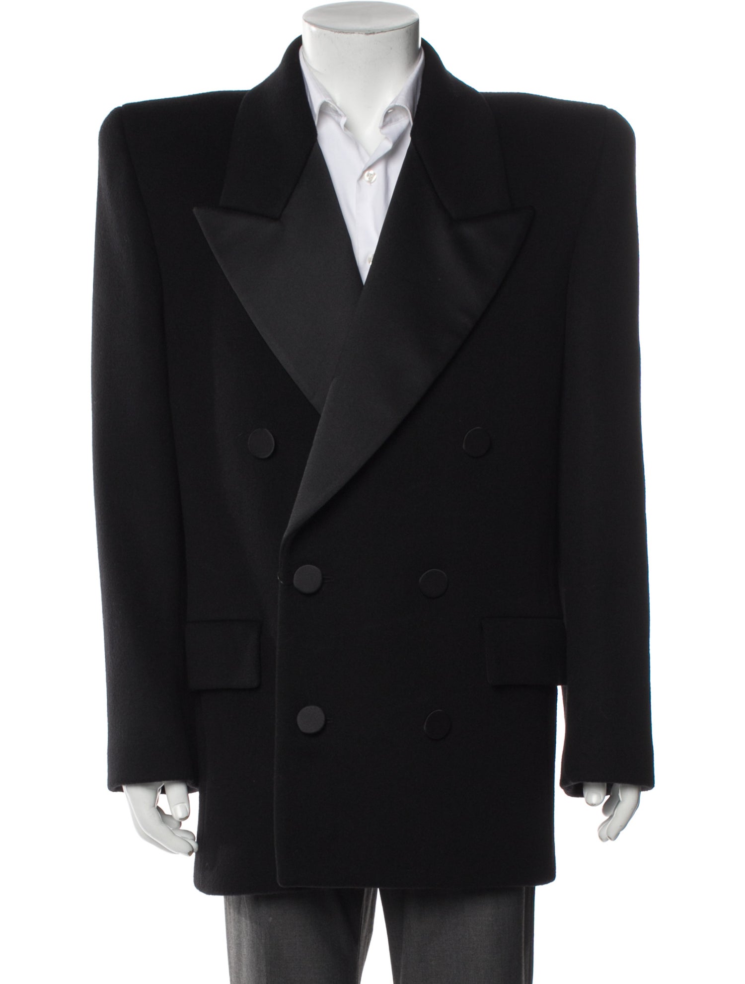 Saint Laurent 2023 Wool Peacoat w/ Tags