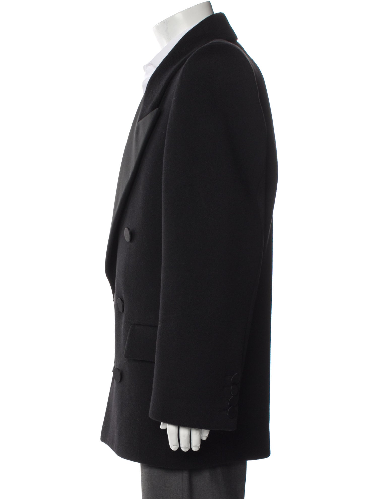 Saint Laurent 2023 Wool Peacoat w/ Tags