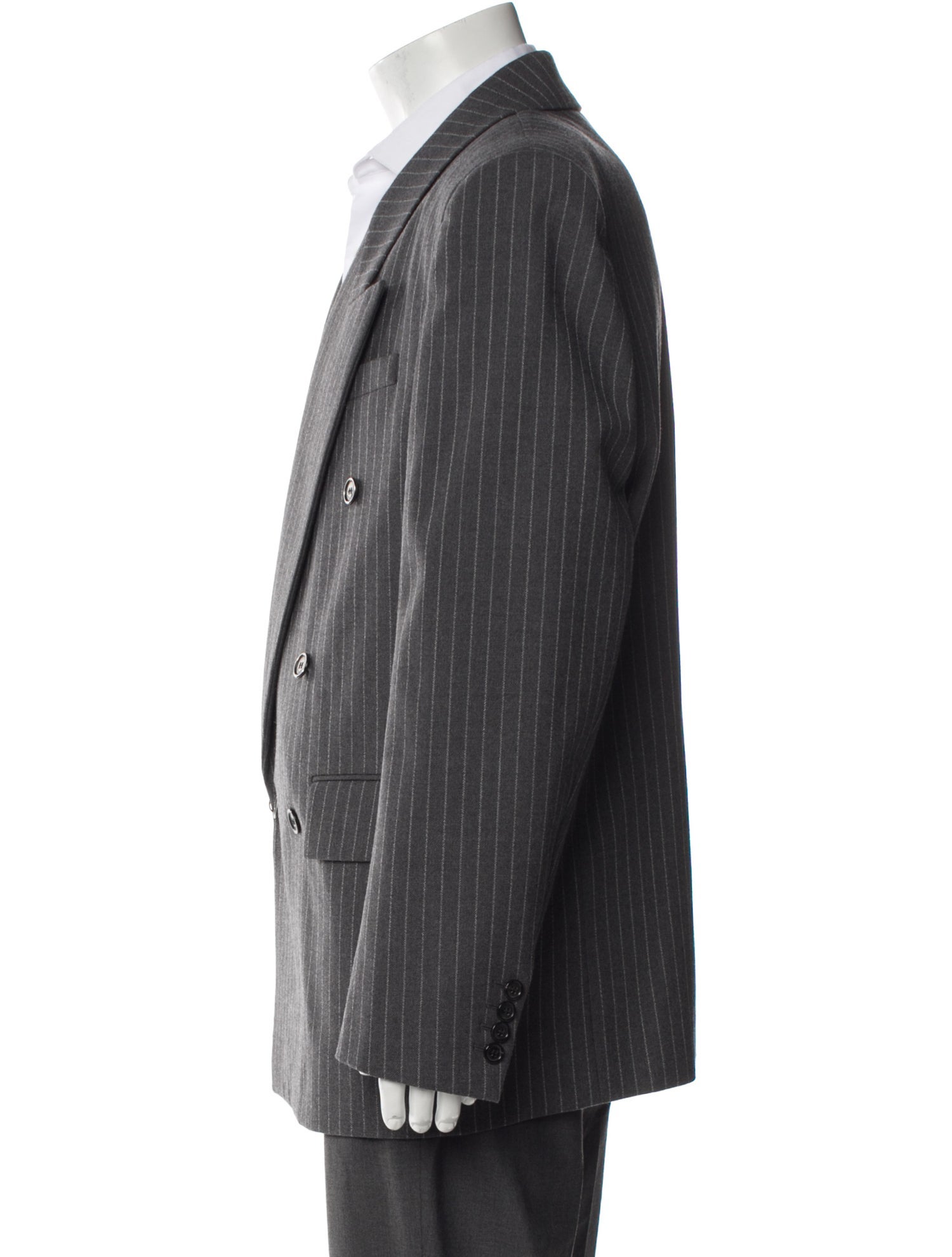 Saint Laurent 2023 Wool Peacoat w/ Tags