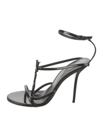Saint Laurent Patent Leather Sandals
