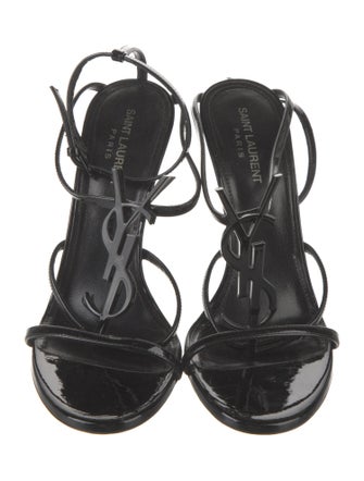 Saint Laurent Patent Leather Sandals
