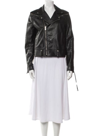 Saint Laurent Leather Biker Jacket