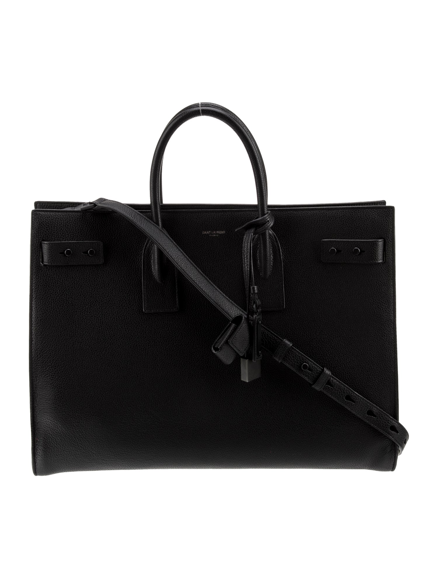 Saint Laurent Leather Sac De Jour 2023