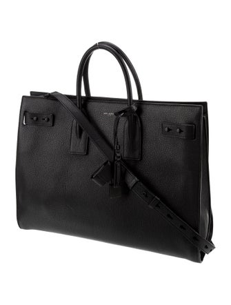 Saint Laurent Leather Sac De Jour 2023