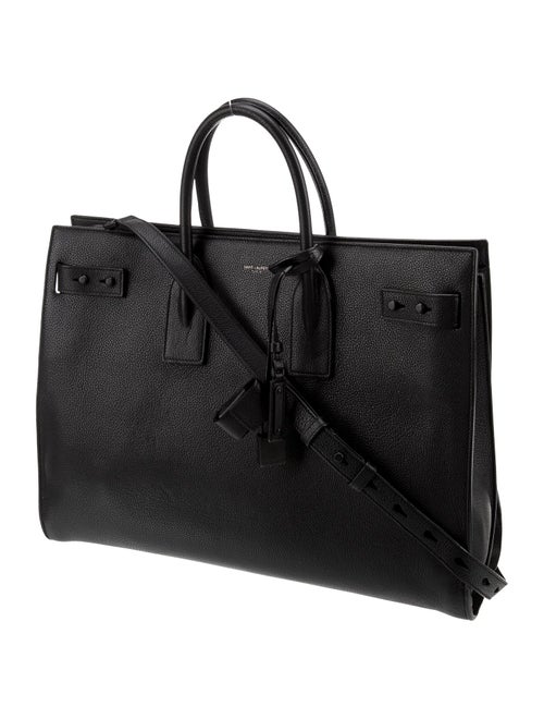 Saint Laurent Leather Sac De Jour 2023