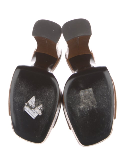 Saint Laurent Leather Slides