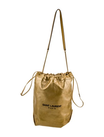 Saint Laurent Leather Bucket Bag