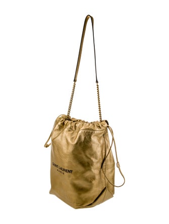 Saint Laurent Leather Bucket Bag