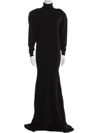 Saint Laurent Cashmere Long Dress