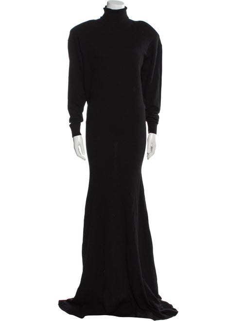 Saint Laurent Cashmere Long Dress