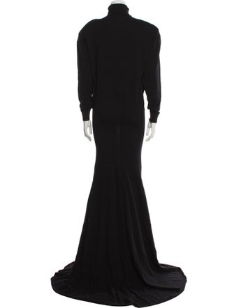 Saint Laurent Cashmere Long Dress
