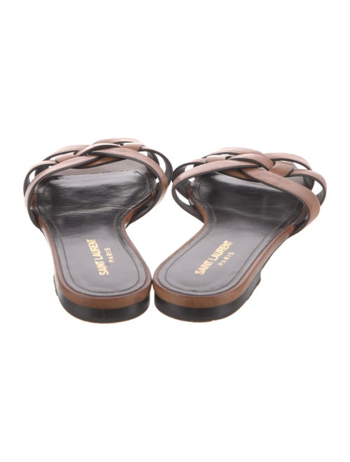 Saint Laurent Leather Slides