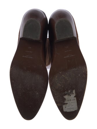 Saint Laurent Suede Tassel Accents Boots