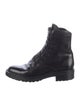 Saint Laurent Leather Combat Boots
