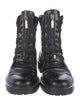 Saint Laurent Leather Combat Boots