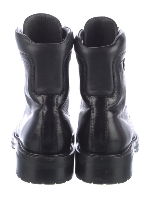 Saint Laurent Leather Combat Boots
