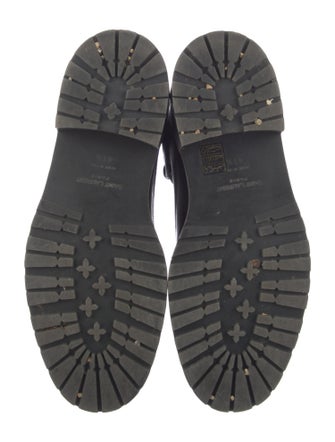 Saint Laurent Leather Combat Boots