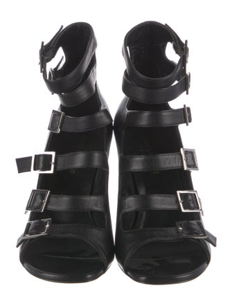 Saint Laurent Leather Gladiator Sandals