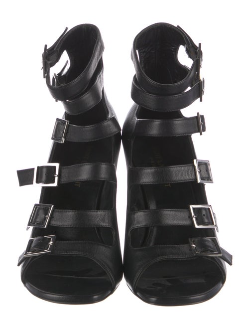Saint Laurent Leather Gladiator Sandals