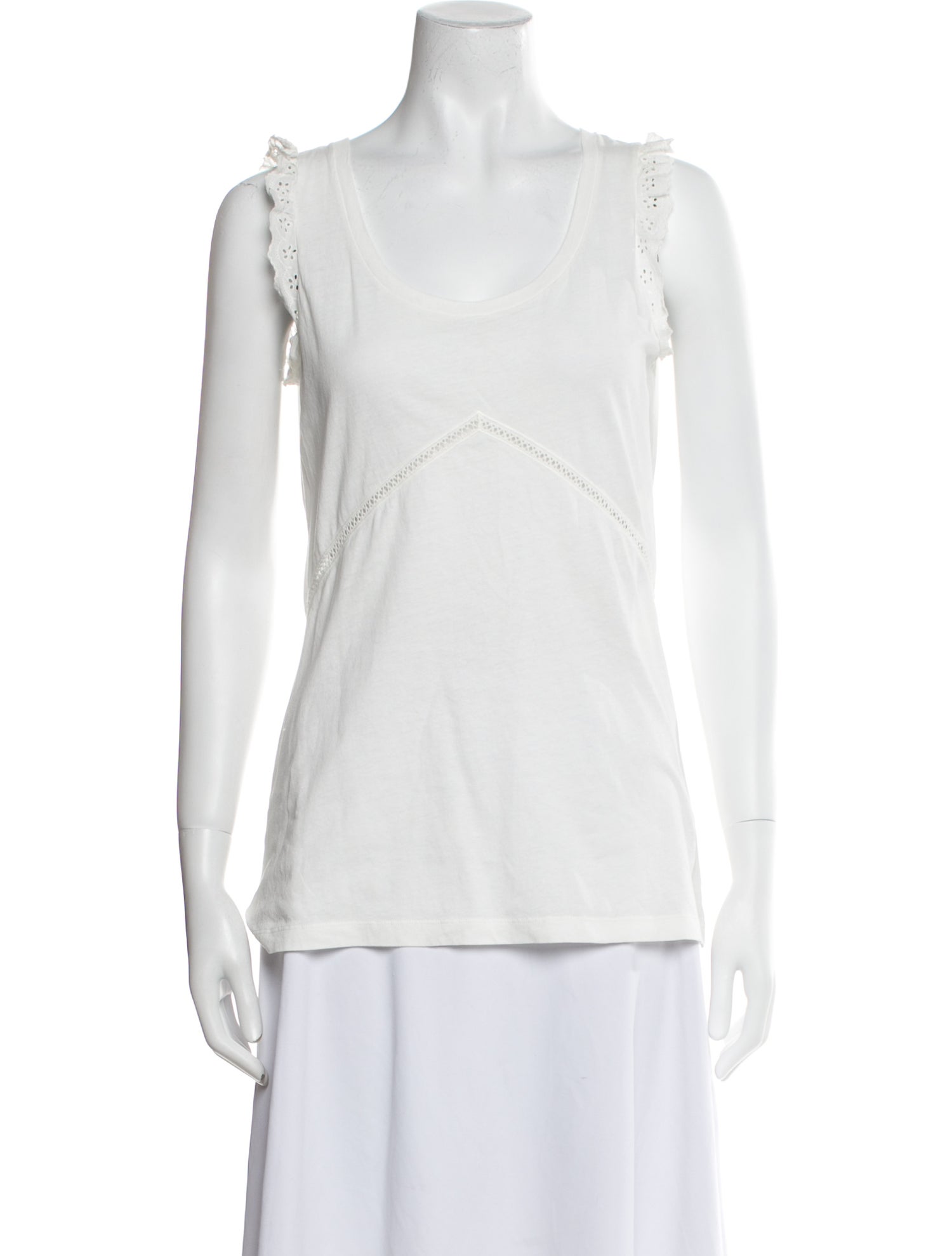 Saint Laurent 2015 Scoop Neck Top