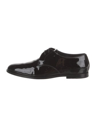 Saint Laurent Patent Leather Derby Shoes