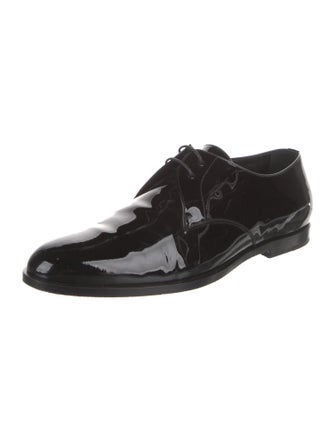 Saint Laurent Patent Leather Derby Shoes