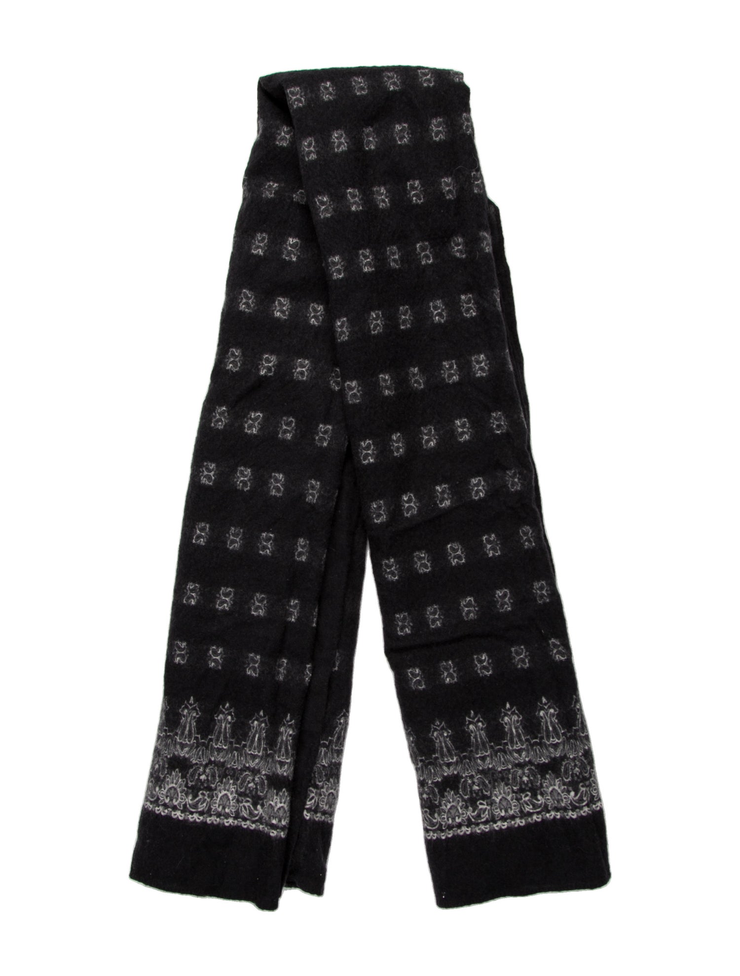 Saint Laurent Silk Printed Scarf