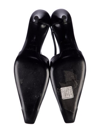 Saint Laurent Leather Slingback Pumps